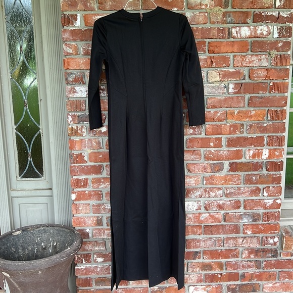 Vintage black long sleeve maxi dress size ****S/M - Picture 4 of 5